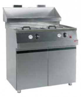 Friteuse gaz 2 cuves rondes - Devis sur Techni-Contact.com - 1