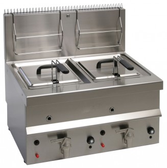 Friteuse gaz 2 x 10L à poser - Devis sur Techni-Contact.com - 1