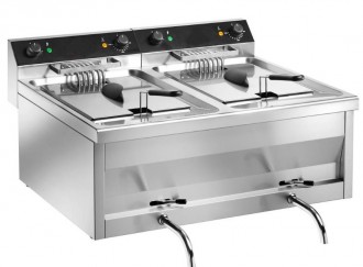 Friteuse professionnelle 2 x 9 litres - Devis sur Techni-Contact.com - 1