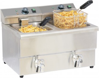 Friteuse professionnelle électrique vidange - Devis sur Techni-Contact.com - 1