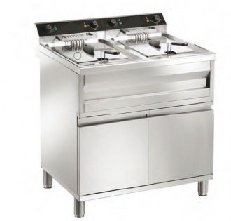 Friteuse sur coffre 2 bacs - Devis sur Techni-Contact.com - 1