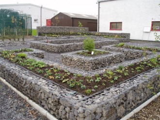 Gabion de décoration