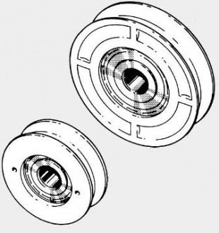 Galets pour des portes coulissantes d'ascenseur - Devis sur Techni-Contact.com - 1