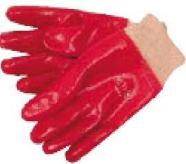 Gant enduit PVC rouge - Devis sur Techni-Contact.com - 1