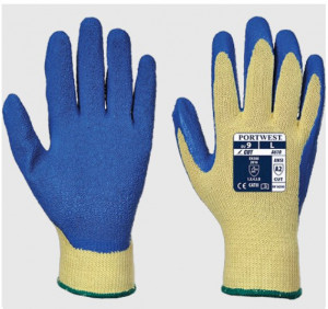 Gants anti-coupure en latex bleu - Devis sur Techni-Contact.com - 1