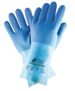 Gants de protection chimique latex (lot de 12 paires) - Devis sur Techni-Contact.com - 1