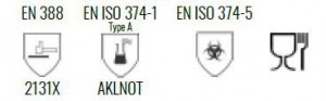 Gants de protection chimique latex (lot de 12 paires) - Devis sur Techni-Contact.com - 2