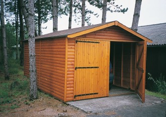 Garage en bois 4.03 à 6.03 mètres - Devis sur Techni-Contact.com - 1