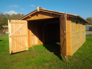 Garage en bois Douglas - Devis sur Techni-Contact.com - 1