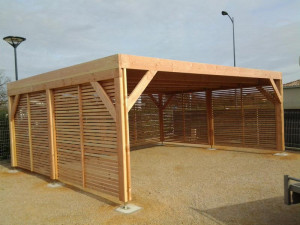 Garage en bois Douglas - Devis sur Techni-Contact.com - 2