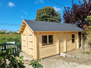 Garage en bois en kit  - Devis sur Techni-Contact.com - 1