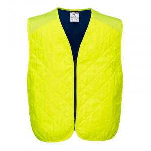 Gilet rafraîchissement jaune