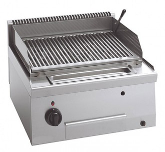 Grill pierre de lave professionnel gaz