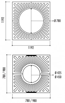 Grille arbre en fonte - Devis sur Techni-Contact.com - 3