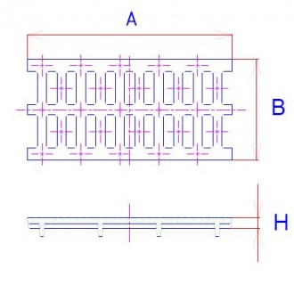 Grille caniveau à barreaux droits C 250 - Devis sur Techni-Contact.com - 2