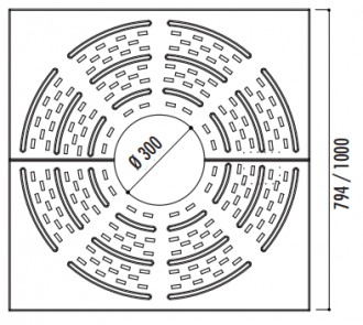 Grille carrée pour arbre - Devis sur Techni-Contact.com - 2