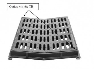 Grille de caniveau verrouillable E 600 - Devis sur Techni-Contact.com - 1