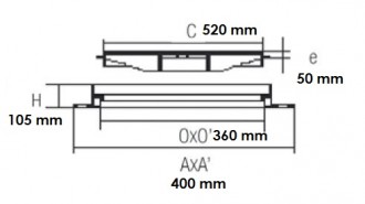 Grille de caniveau verrouillable E 600 - Devis sur Techni-Contact.com - 2