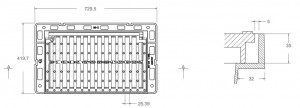 Grille en fonte ductile C-250 - Devis sur Techni-Contact.com - 3