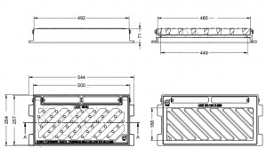 Grille et cadre en fonte ductile C-250 - Devis sur Techni-Contact.com - 2