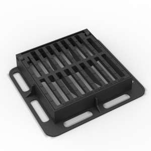 Grille et cadre plat  en fonte ductile D-400 - Devis sur Techni-Contact.com - 1