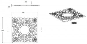 Grille pour arbre en fonte - Devis sur Techni-Contact.com - 2