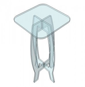 Guéridon plexiglas - Devis sur Techni-Contact.com - 6