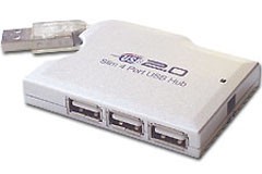 Hub USB 2.0 4 ports slim - Devis sur Techni-Contact.com - 1