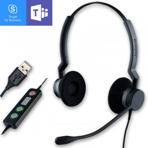 Jabra BIZ 2300 USB Duo -Version Microsoft Teams - Casque PC pour Skype - Devis sur Techni-Contact.com - 1