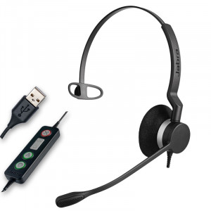 Jabra BIZ 2300 USB Mono - Version UC -Casque Téléphonique