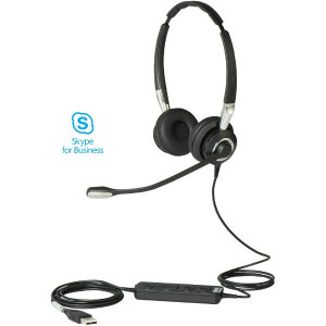 Jabra - BIZ 2400 II USB UC MS Duo - Casque Téléphonique