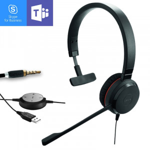 Jabra Evolve 30 II USB UC MS Mono -Casque PC - IP / Softphone - Devis sur Techni-Contact.com - 1