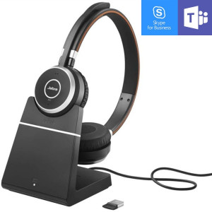 Jabra Evolve 65 UC MS Duo +Socle de charge - Casque Téléphonique