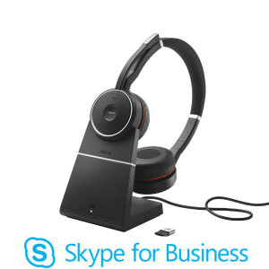 Jabra Evolve 75 UC MS Duo + Support - Casque PC - IP / Softphone - Devis sur Techni-Contact.com - 1