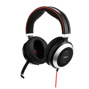 Jabra EVOLVE 80 JACK Duo -Casque PC - IP / Softphone - Devis sur Techni-Contact.com - 1