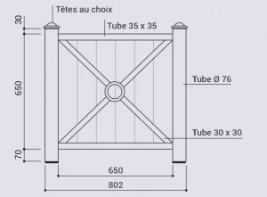 Jardinière acier et bois - Devis sur Techni-Contact.com - 4