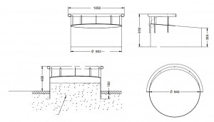 Jardinière cylindrique en acier - Devis sur Techni-Contact.com - 2