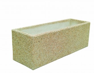 Jardinière rectangle en béton - Devis sur Techni-Contact.com - 2