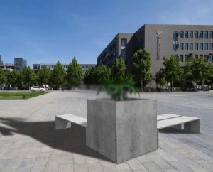 Jardinière urbaine en béton - Devis sur Techni-Contact.com - 1