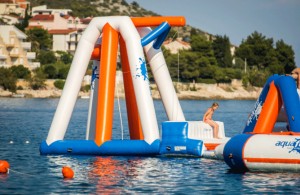 Jeu aquatique gonflable 4 personnes