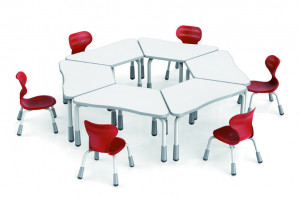 Table modulable trapèze - JUK 891 - Devis sur Techni-Contact.com - 4