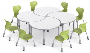 Table modulable demi-lune - JUK 893 - Devis sur Techni-Contact.com - 2