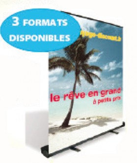 Kakemono roll up - Devis sur Techni-Contact.com - 1