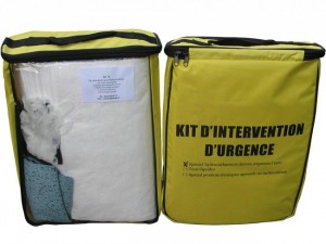 Kit d'intervention pour pollution d'hydrocarbures 14L - Devis sur Techni-Contact.com - 1