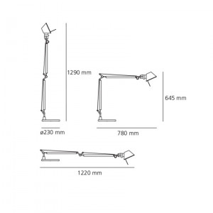 Lampe de Table avec Pince Tolomeo ARTEMIDE - Devis sur Techni-Contact.com - 2