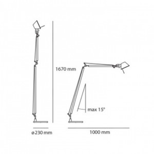 Lampe de Table Tolomeo Lectura ARTEMIDE - Devis sur Techni-Contact.com - 2