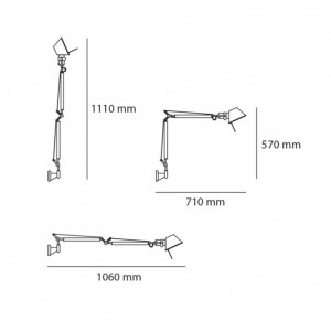 Lampe Murale Tolomeo Mini ARTEMIDE - Devis sur Techni-Contact.com - 2