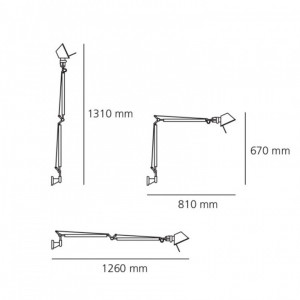 Lampe Murale Tolomeo Parete ARTEMIDE - Devis sur Techni-Contact.com - 2