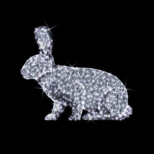 Lapin illuminé - Devis sur Techni-Contact.com - 1