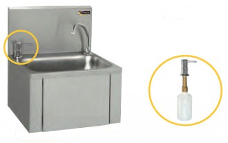 Lave-mains avec distributeur de savon - Devis sur Techni-Contact.com - 1
